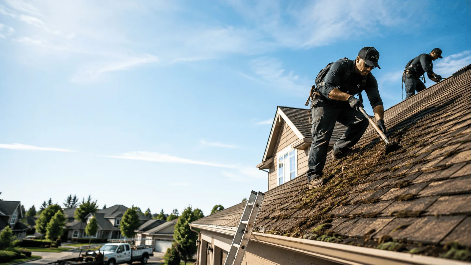 Roof Moss Removal in Wingate, TX near me